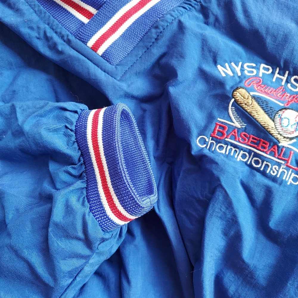 Vintage style baseball windbreaker